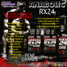 ANABOLICRX24 POTENCIADOR TESTOSTERONA DESARROLLO VIRIL 931568025